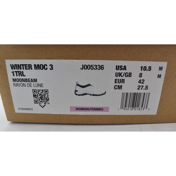 Merrell Womens Size 10.5 Winter Moc 3 1TRL MoonBeam Suede Slip On Shoes - Picture 11 of 11